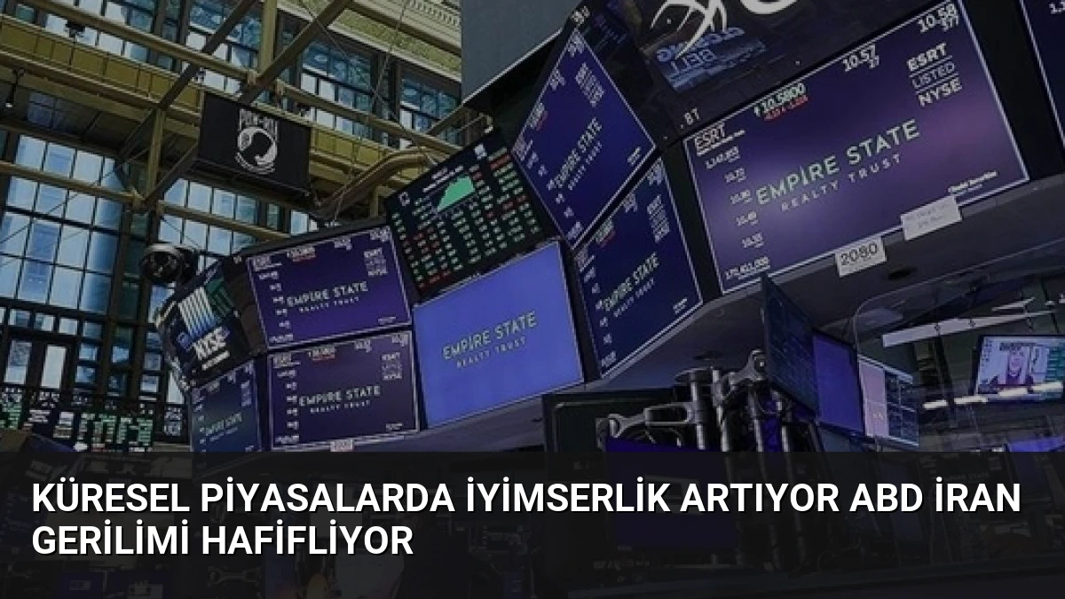 Küresel Piyasalarda İyimserlik Artıyor ABD İran Gerilimi Hafifliyor
