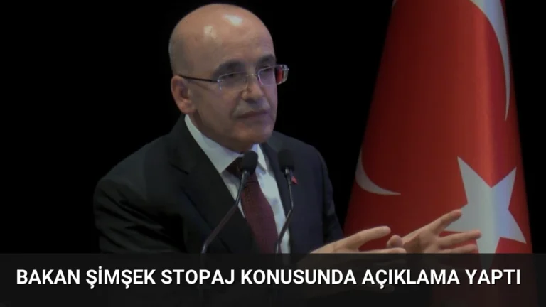 Bakan Şimşek Stopaj Konusunda Açıklama Yaptı