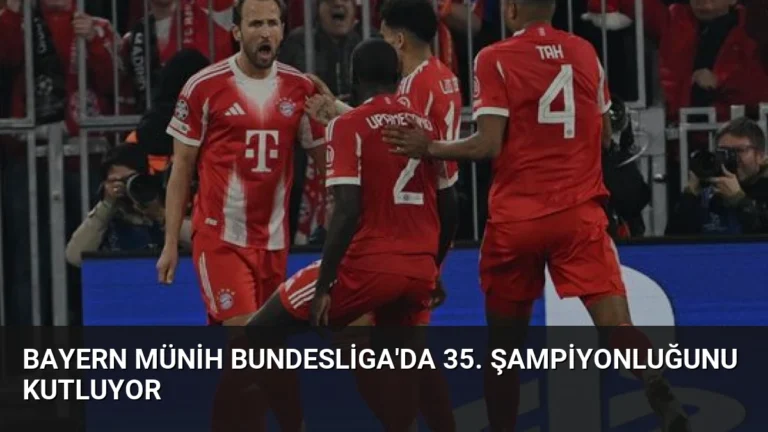 Bayern Münih Bundesliga’da 35. Şampiyonluğunu Kutluyor