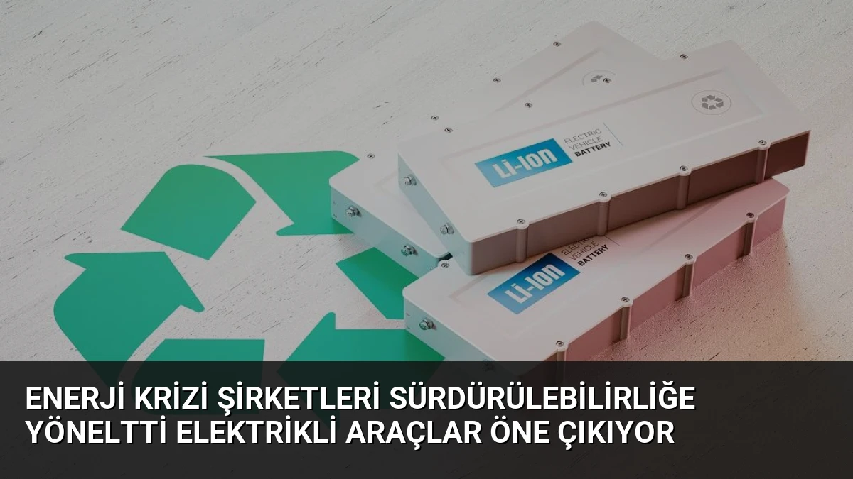 Enerji Krizi Şirketleri Sürdürülebilirliğe Yöneltti Elektrikli Araçlar Öne Çıkıyor