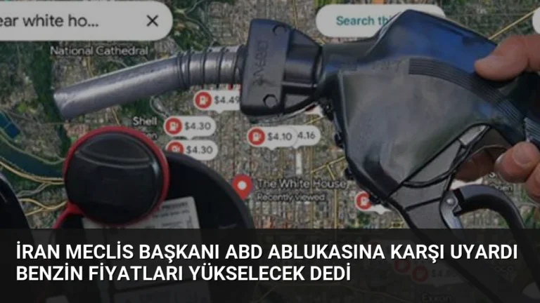 İran Meclis Başkanı ABD Ablukasına Karşı Uyardı Benzin Fiyatları Yükselecek Dedi