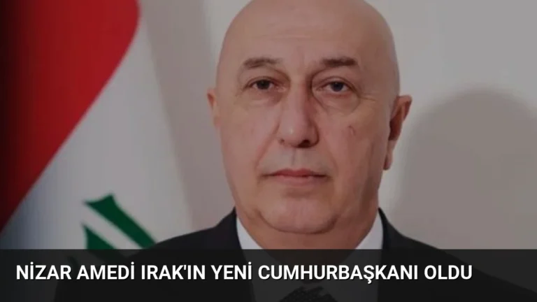 Nizar Amedi Irak’ın Yeni Cumhurbaşkanı Oldu