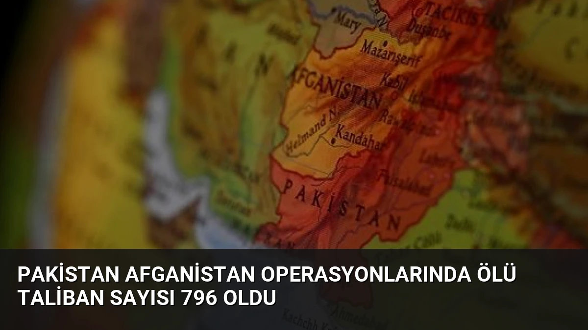 Pakistan Afganistan Operasyonlarında Ölü Taliban Sayısı 796 Oldu