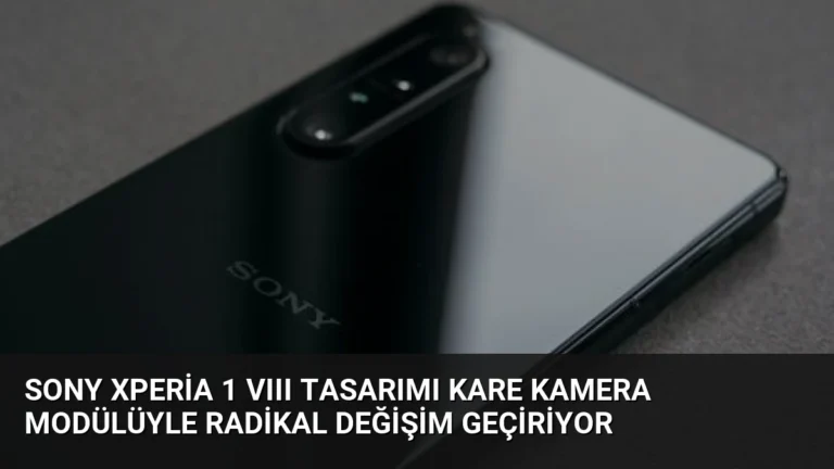 Sony Xperia 1 VIII Tasarımı Kare Kamera Modülüyle Radikal Değişim Geçiriyor