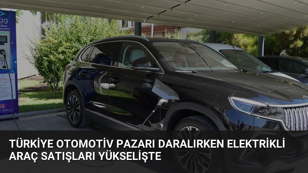 Türkiye Otomotiv Pazarı Daralırken Elektrikli Araç Satışları Yükselişte