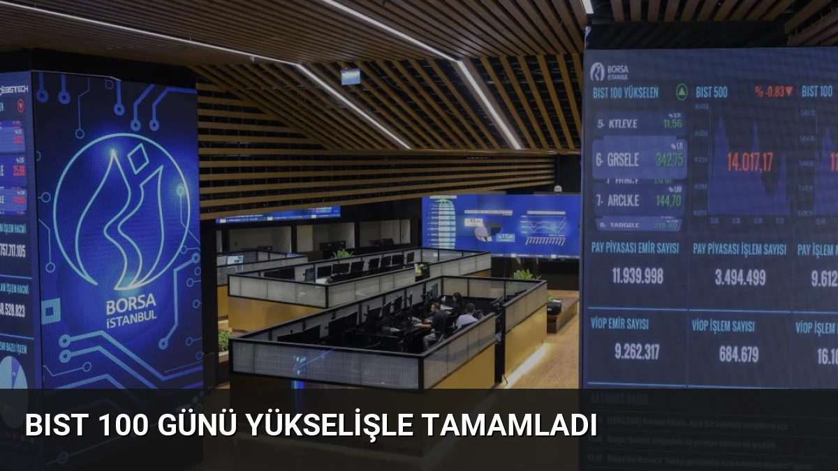 BIST 100 Günü Yükselişle Tamamladı