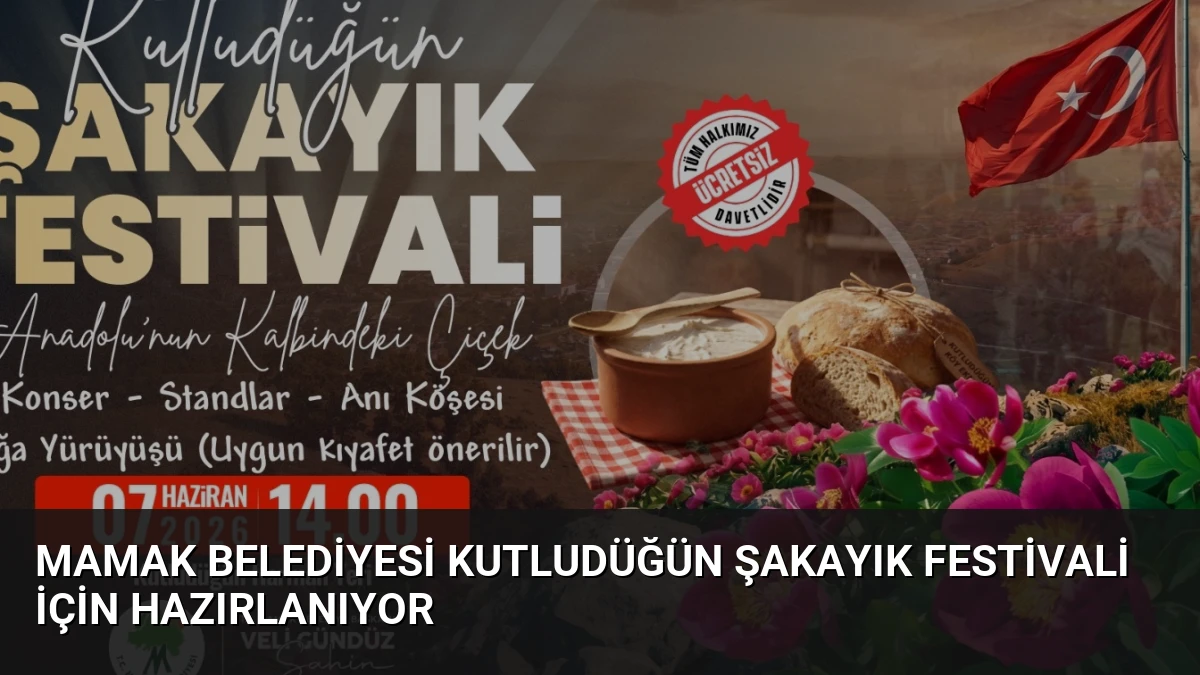 Mamak Belediyesi Kutludüğün Şakayık Festivali İçin Hazırlanıyor