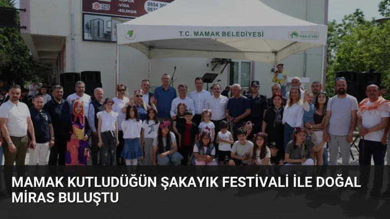 Mamak Kutludüğün Şakayık Festivali ile Doğal Miras Buluştu