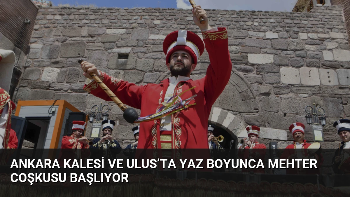 Ankara Kalesi ve Ulus’ta Yaz Boyunca Mehter Coşkusu Başlıyor