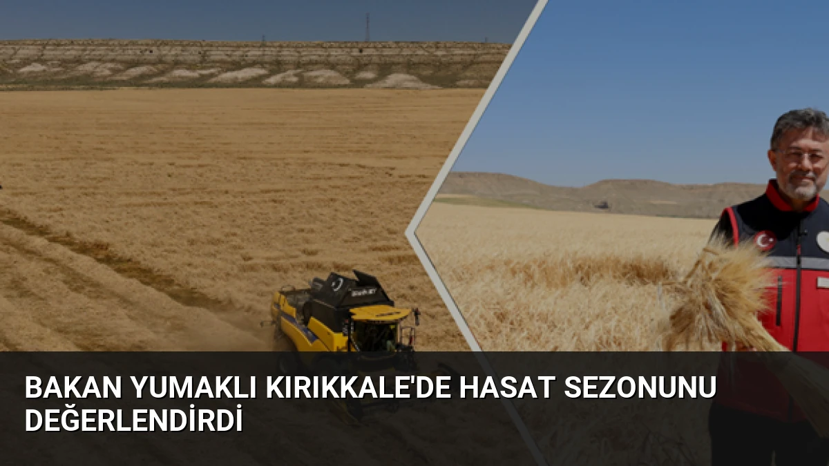 Bakan Yumaklı Kırıkkale’de Hasat Sezonunu Değerlendirdi