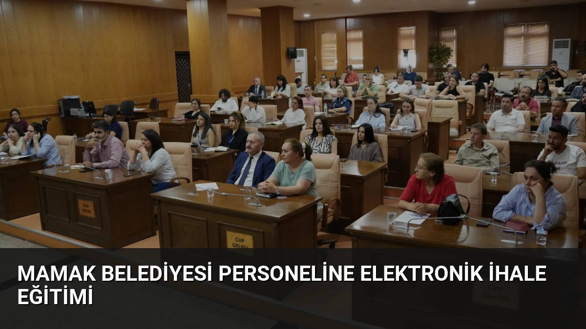Mamak Belediyesi Personeline Elektronik İhale Eğitimi
