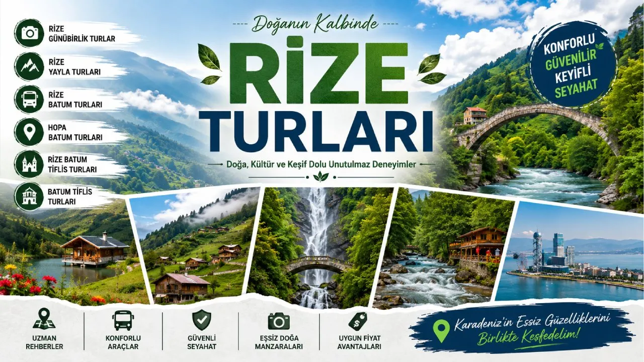 Rize Günübirlik Turlar İçin Güvenilir Acente Seçimi Ve TÜRSAB Güvencesi
