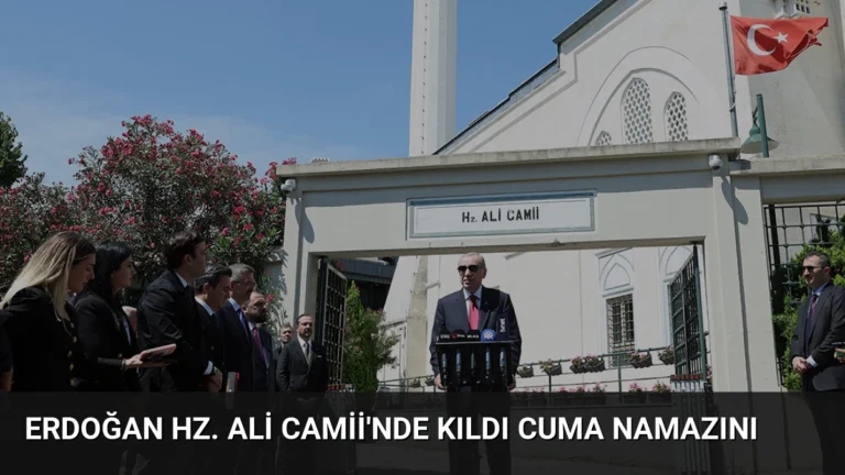 Erdoğan Hz. Ali Camii’nde Kıldı Cuma Namazını