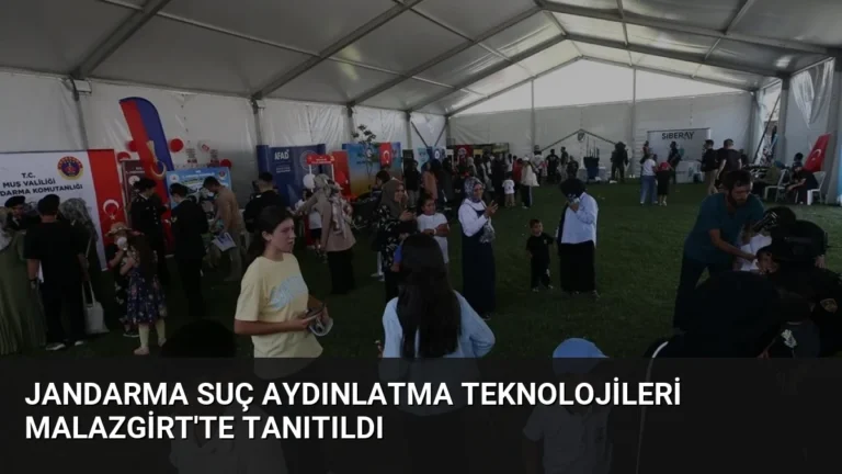 Jandarma Suç Aydınlatma Teknolojileri Malazgirt’te Tanıtıldı