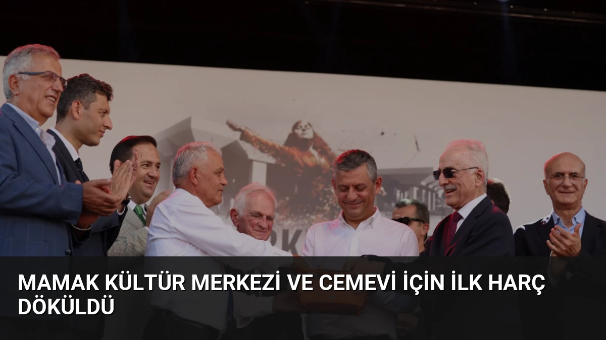 Mamak Kültür Merkezi ve Cemevi İçin İlk Harç Döküldü