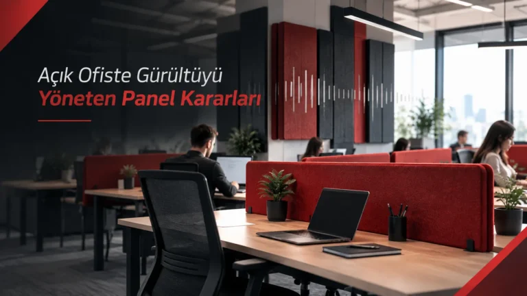 Açık Ofiste Gürültüyü Yöneten Panel Kararları