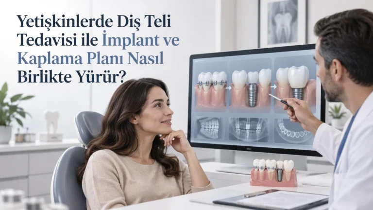 Yetişkinlerde Diş Teli Tedavisi ile İmplant ve Kaplama Planı Nasıl Birlikte Yürür?