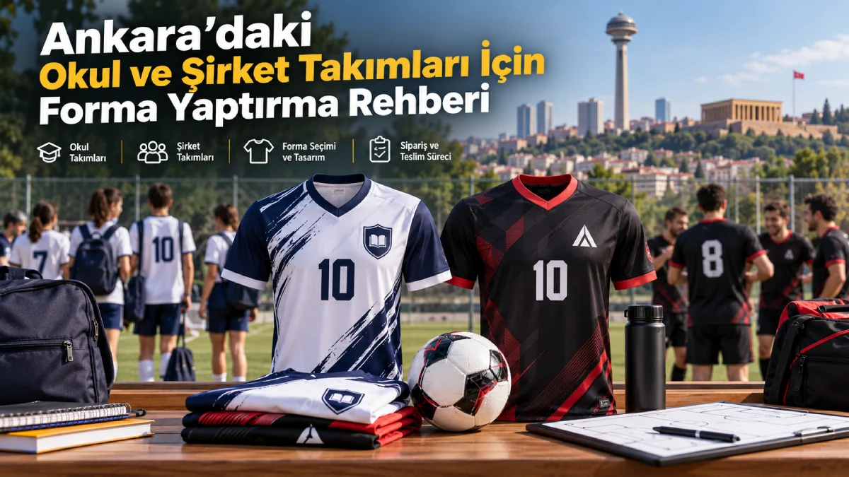 Ankara’daki Okul ve Şirket Takımları İçin Forma Yaptırma Rehberi