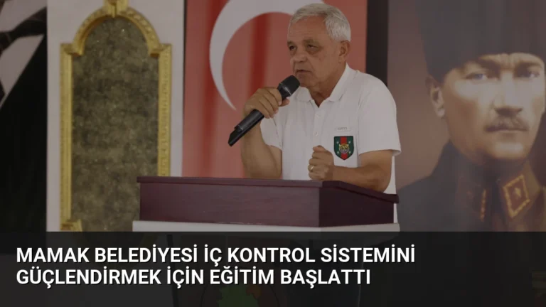 Mamak Belediyesi İç Kontrol Sistemini Güçlendirmek İçin Eğitim Başlattı