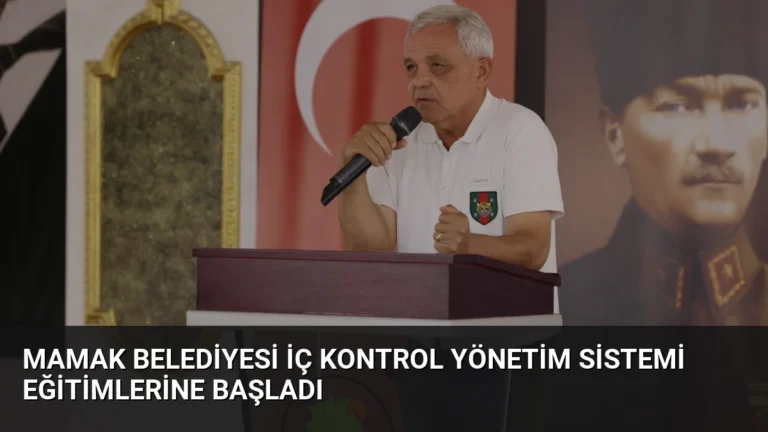 Mamak Belediyesi İç Kontrol Yönetim Sistemi Eğitimlerine Başladı