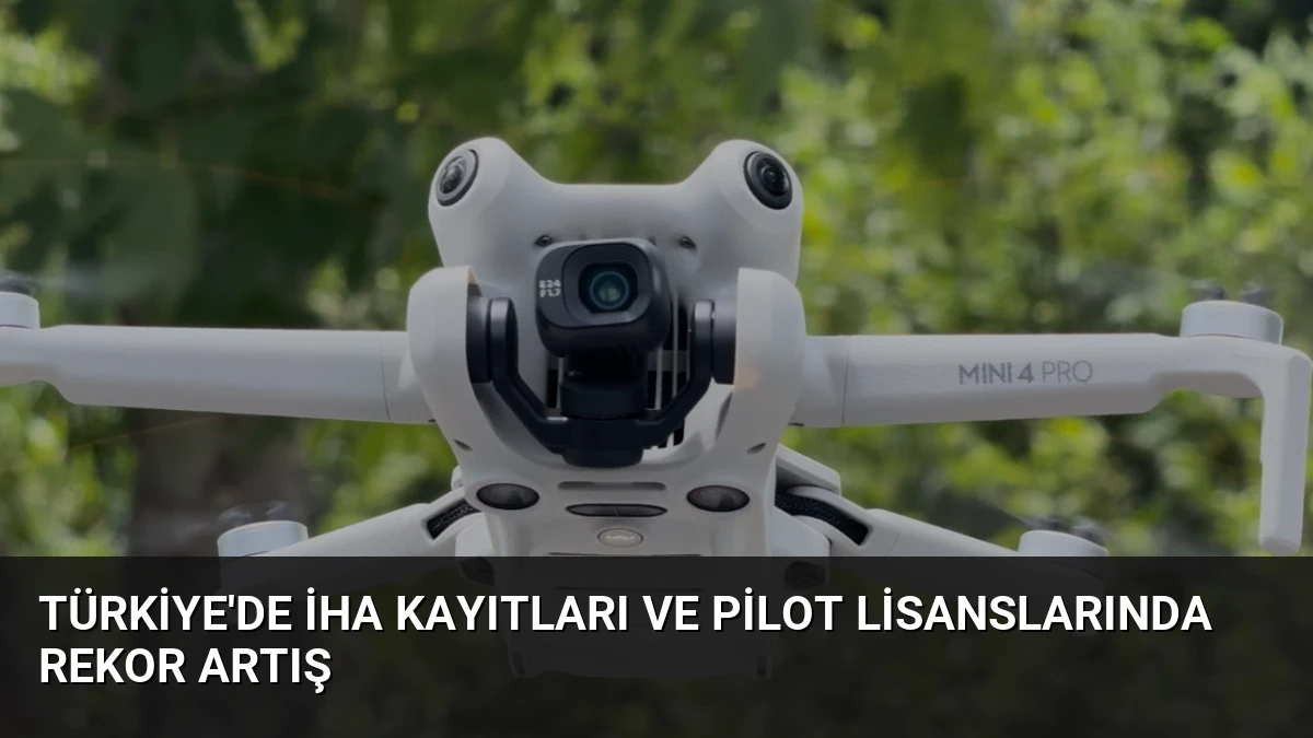Türkiye’de İHA Kayıtları ve Pilot Lisanslarında Rekor Artış