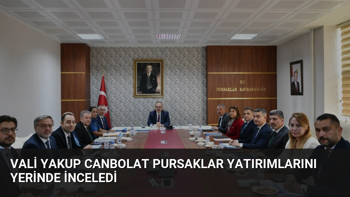 Vali Yakup Canbolat Pursaklar Yatırımlarını Yerinde İnceledi