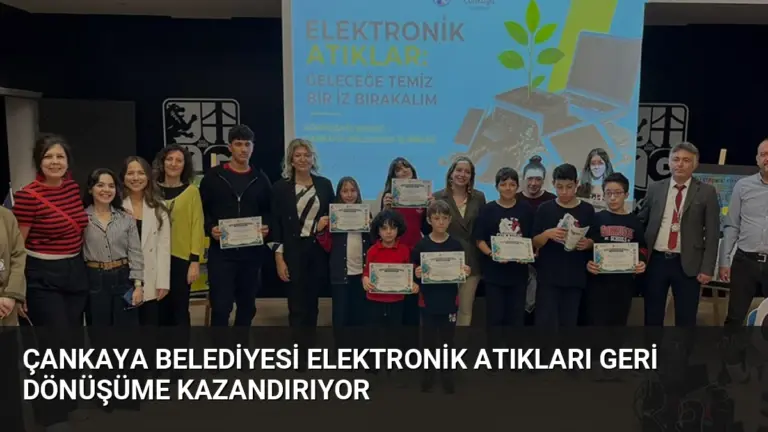 Çankaya Belediyesi Elektronik Atıkları Geri Dönüşüme Kazandırıyor
