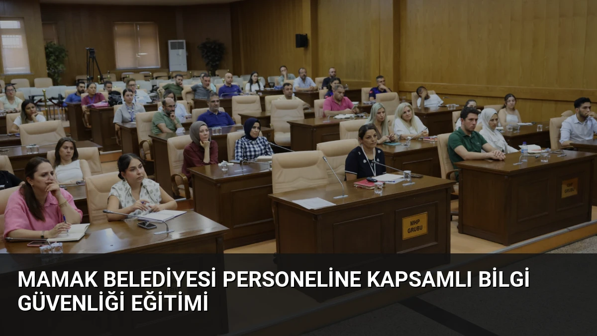Mamak Belediyesi Personeline Kapsamlı Bilgi Güvenliği Eğitimi