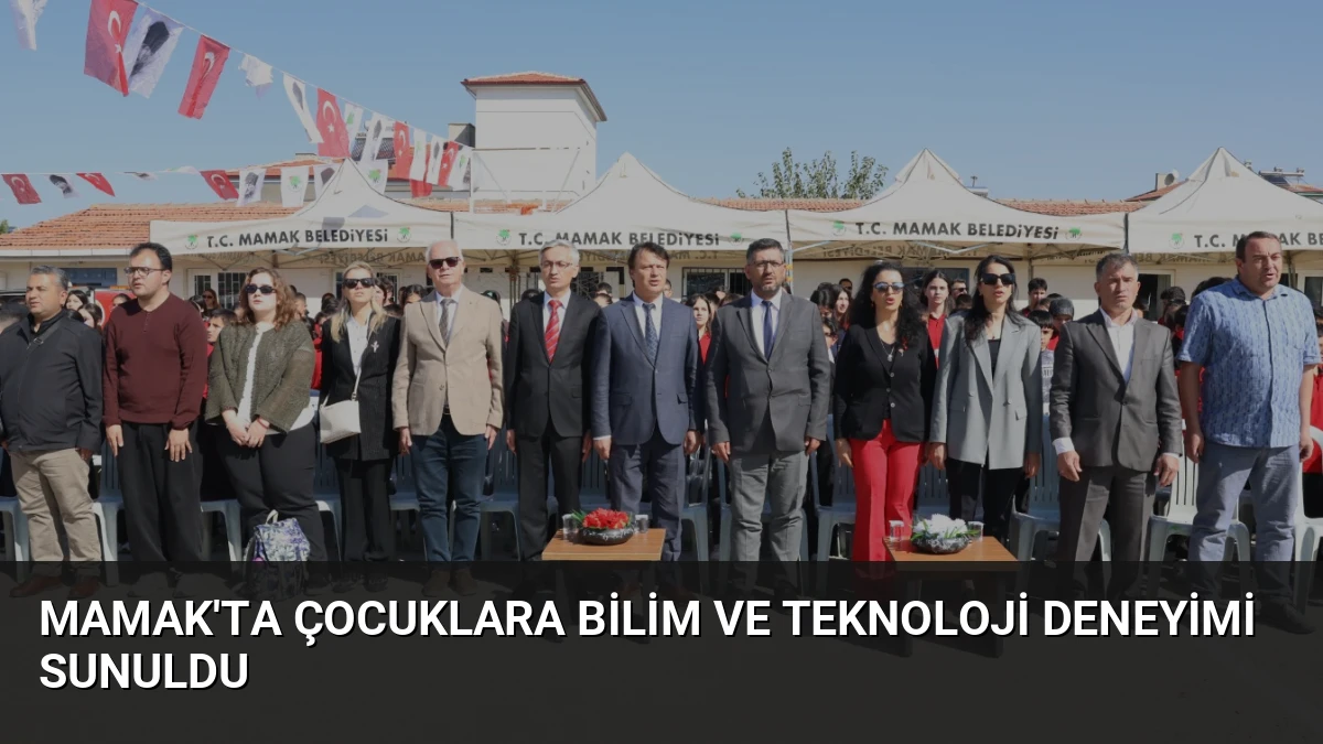 Mamak’ta Çocuklara Bilim Ve Teknoloji Deneyimi Sunuldu