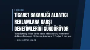 Ticaret Bakanlığı Aldatıcı Reklamlara Karşı Denetimlerini Sürdürüyor